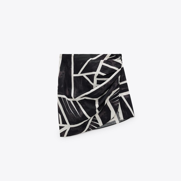 Zara Print Skirt - Picture 2 of 3